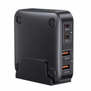 GaN võrgulaadija - Unitek P1228ABK01-EU | 70W 2x USB-C 2x USB-A