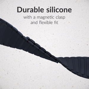 Mobilize silikoonist kellarihm - magnetiline - Apple 42/44/45/49mm - sinine