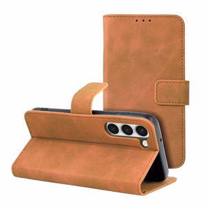 TENDER Book Ümbris jaoks SAMSUNG S23 brown