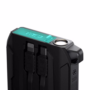 Powerbank Joyroom JR-L017 10000mAh, 22.5W, with Lightning + USB-C kaabel (must)