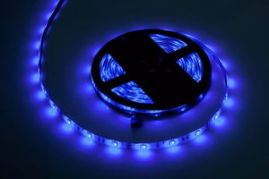 Rebel RGB LED strip, 5 m, 150× 5050 SMD, waterproof, white PCB