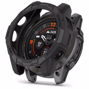 Tech-Protect Defense Air Ümbris jaoks Garmin Fenix 7X / 7X Pro - Must