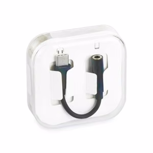 AUX USB Type-C (male) – 3,5 mm Jack (female) adapter, BOX, must [DAC]