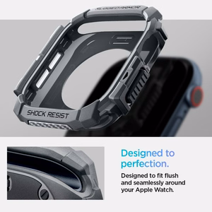 Spigen Rugged Armor Case for Apple Watch 10 46mm - Gray
