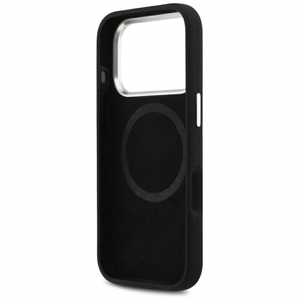 Mercedes Силиконовый Vintage Logo MagSafe Чехол для iPhone 17 Pro - чёрный
