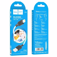 Kaabel USB A to Lightning Hoco 2,4A 1 m X90 valge