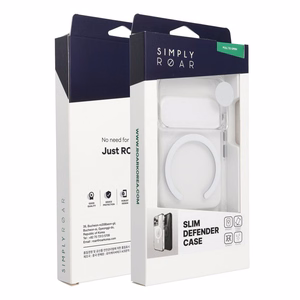 ROAR case SLIM DEFENDER compatible koos MagSafe jaoks IPHONE 16 läbipaistev