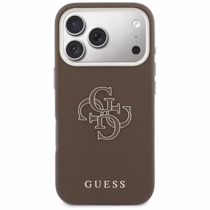 GUESS ümbris IPHONE 17 Pro jaoks GUHCP17L5PS4RGGW (PU FW Vaigu logo) pruun