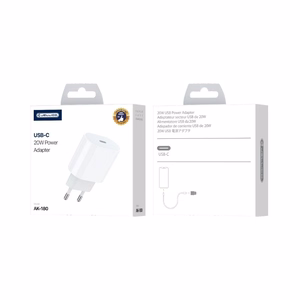 Laadija Jellico AK180 20W USB-C valge