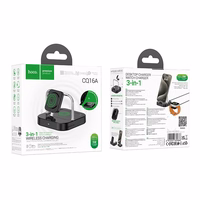 Wireles laadija Hoco 3in1 3A 5W compatible with Apple Watch CQ16A must