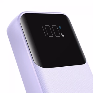 Akupank Joyroom JR-PBC07 violetne 20000mAh 30W (PD / QC3.0) + integreeritud Type-C / Lightning kaablid