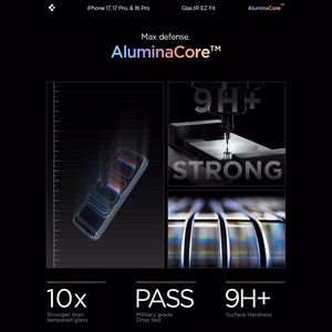 Spigen Glas.tR EZ Fit Karastatud klaas jaoks iPhone 16 Pro / 17 / 17 Pro - 2 pcs.