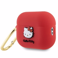 Hello Kitty Silicone 3D Kitty Head ümbris jaoks AirPods Pro 2 (2022/2023) - fuchsia