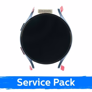 LCD дисплей совместимый Samsung R915 Watch 5 44mm с рамкой / Серебряный / (Service Pack)