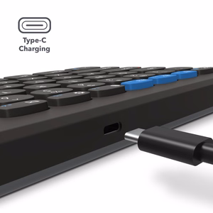ZAGG Pro klaviatuur keskmise suurusega-Charcoal-UK (juhtmevaba laadimine alusel)