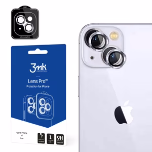 Kaameraklaas iPhone 14 9H 3mk objektiivi kaitse Pro seeria objektiivi jaoks - lilla