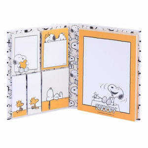 Snoopy Lazy Days A6 isekleepuvate märkmepaberite komplekt, 6 plokki