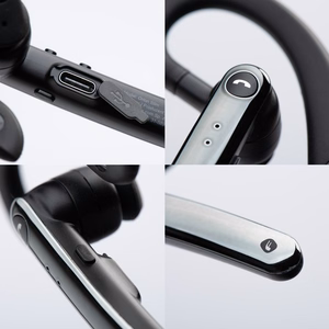 Wireless mono headset (ENC, Multipoint, BT 6.0 + EDR, 90mah) FORCELL Orion Slim black