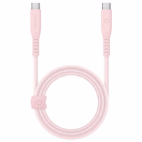 ENERGEA Kaabel Flow USB-C - USB-C1.5m roosa/pink 240W 5A PD Fast Charge