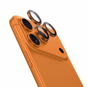 Benks Tempered glass DR Sapphire Lens Protector on camera jaoks Iphone 17 Pro/17 Pro Max (lens 3 pieces) oranž