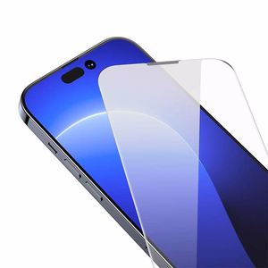 Baseus Crystal закалённое стекло пылезащитное 0.3mm для iPhone 14 Pro (2шт)