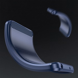 Carbon Case для Realme Narzo 50 5G гибкая силиконовая карбоновая накладка чёрный