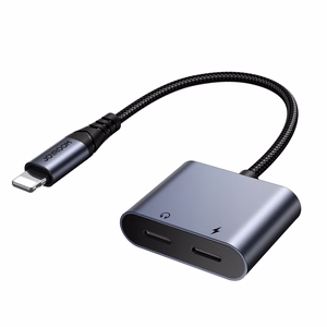 2-in-1 Audio adapter Joyroom SY-L02 Lightning to Double Lightning (must)