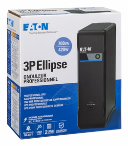 Eaton 3P700UI katkematu toiteallikas (UPS) Standby (Offline) 0.7 kVA 420 W 4 AC pistikupesa