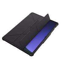 Nillkin Bumper Leather Ümbris Pro ümbris jaoks Samsung Galaxy Tab S9+ - must