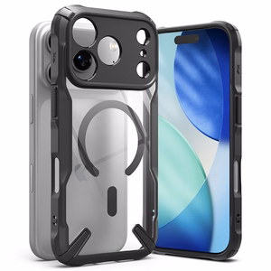 Ringke Fusion X Magnetic MagSafe Ümbris jaoks iPhone 17 Pro Max - Must