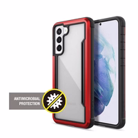 X-Doria Raptic Shield - Aluminum ümbris Samsung Galaxy S21 (Antimicrobial protection) (punane)