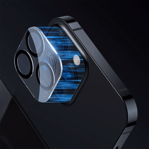 Tempered Glass HARD SILK PRINT for camera (LENS) for Iphone 14/14 Plus (island)