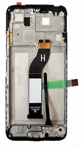 LCD screen Xiaomi Redmi 13C 4G/5G/Poco C65 koos touch screen ja frame Must ORG