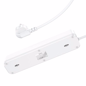 Charger-power strip Hoco NS1 (2xUSB; 1xUSB-C; 4xEU socket; 3A 20W) white