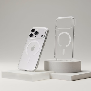 Ümbris jaoks iPhone 15 Forcell F-Protect läbipaistev Hybrid Premium ühilduv koos Magsafe läbipaistev