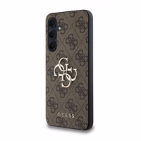 Guess 4G Big Metal Logo ümbris jaoks Samsung Galaxy A35 - brown