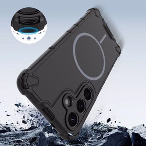 Defender 2in1 Mag ümbris for Samsung Galaxy S26 Plus must