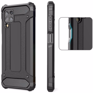 ARMOR Ümbris jaoks SAMSUNG A22 5G must