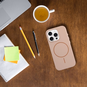 Ümbris jaoks iPhone 16 PRO Premium Läikiv Mag Kate compatible koos MagSafe and Camera Control button desert kuldne