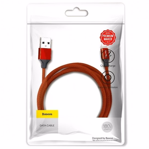 Baseus Yiven Lightning Cable 180 cm 2A (punane)