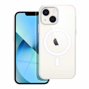 Чехол для iPhone 13 MINI Clear Mag Cover (STR) совместимый с MagSafe прозрачный
