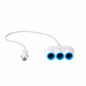 Autopistikupesa jagur Hoco C1, 2 USB-pordi ja 3x3.(3.1A) pistikupesaga