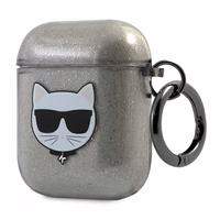 Karl Lagerfeld KLA2UCHGK AirPods 1/2 cover must/must Glitter Choupette
