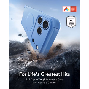 ESR Cyber Tough MagSafe ümbris mudelitele iPhone 18 Pro Max / 17 Pro Max, helesinine