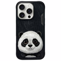 Nimmy Big Eyed Pet 2.0 Panda ümbris jaoks iPhone 16 Pro - must