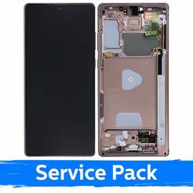 LCD Ekraan Ühildub Samsung N980 (N981) Note 20 Koos Frame / Mystic Bronze / (Service Pack)