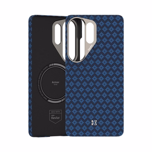 Benks Magnetic Armor Air Armor Grid Kevlar Ümbris Metal Frame 600D (A050) for Samsung Galaxy S26 Ultra sinine