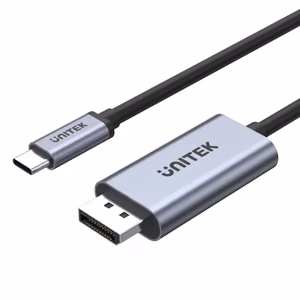 UNITEK V1409A kaabli üleminek USB-C DisplayPort Must, Hall