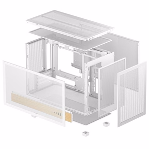 DeepCool CH260 WOOD case, white