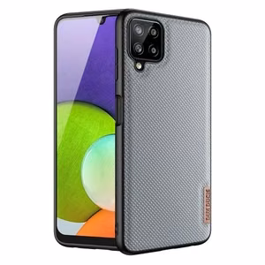 Dux Ducis Fino nailonist kattega ümbris Samsung Galaxy A22 4G hallile